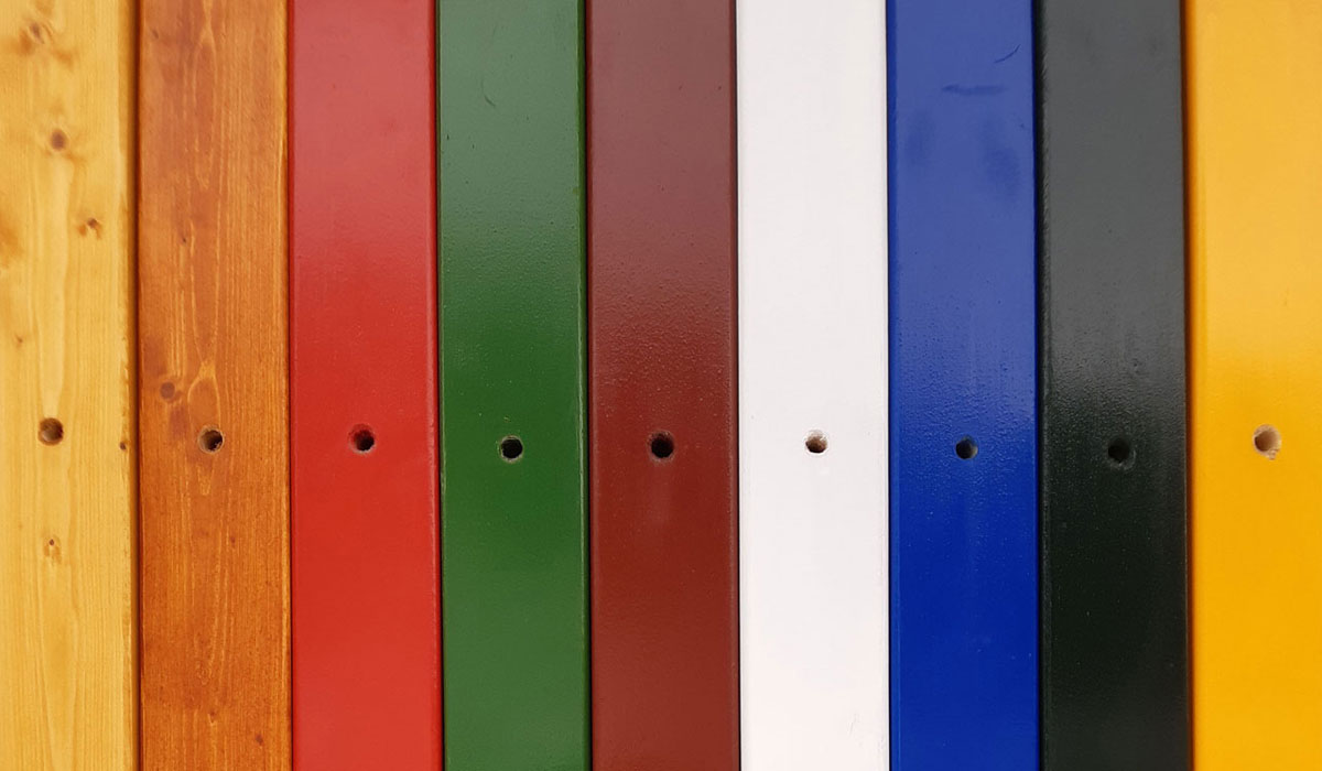 Holzleisten für unsere Sitzbänke